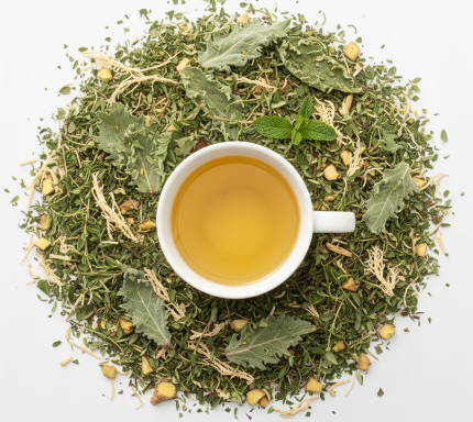 Mucus Herbal Cleanse Herbal Tea – Mullein, Peppermint, Thyme & Respiratory Support Tea
