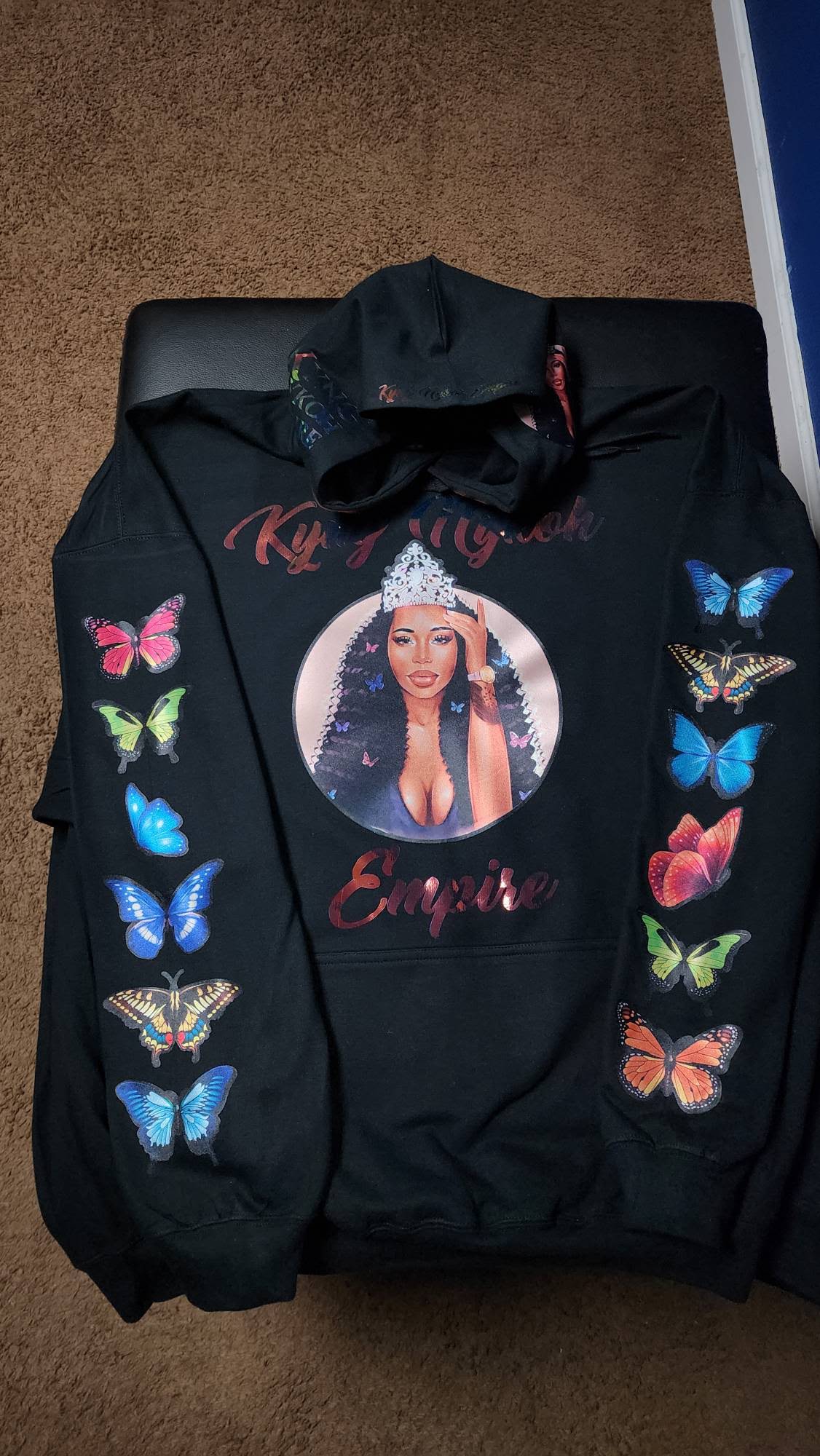 KNE Butterfly Hoodie Merch