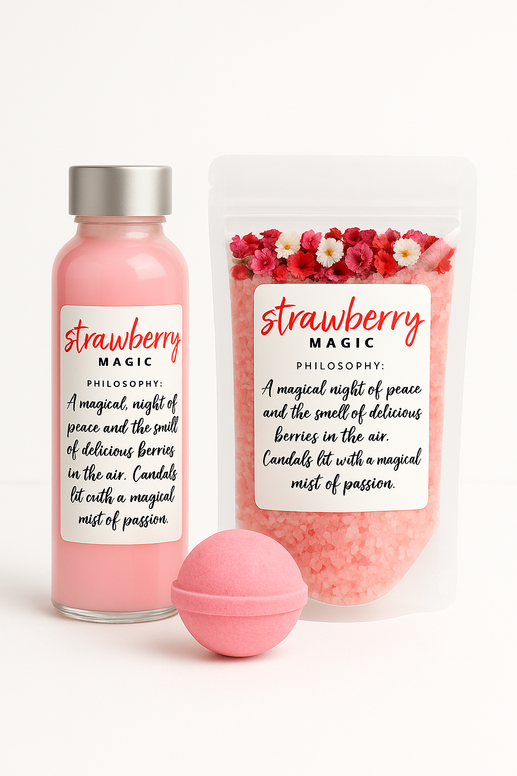 Strawberry Magic Detox Bath