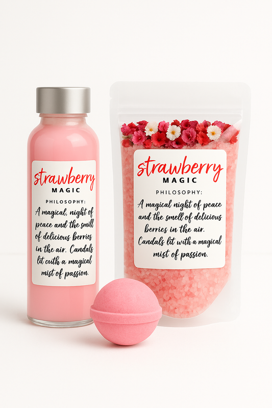 Strawberry Magic Detox Bath