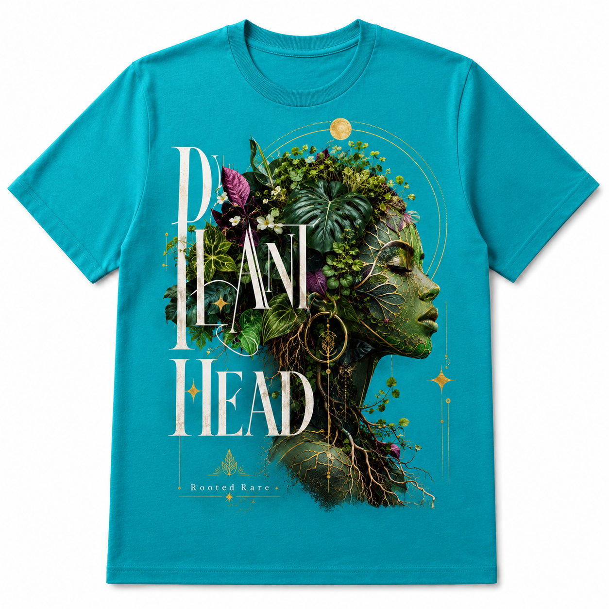 Plant Head Rooted Rare Tee Merch