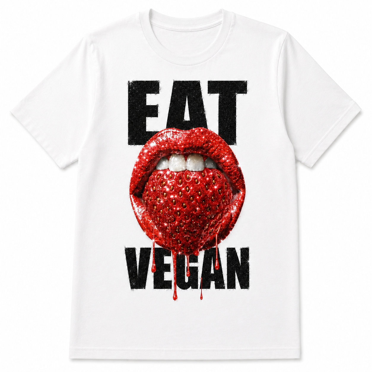 Strawberry Eat-Vegan Shirt Merch