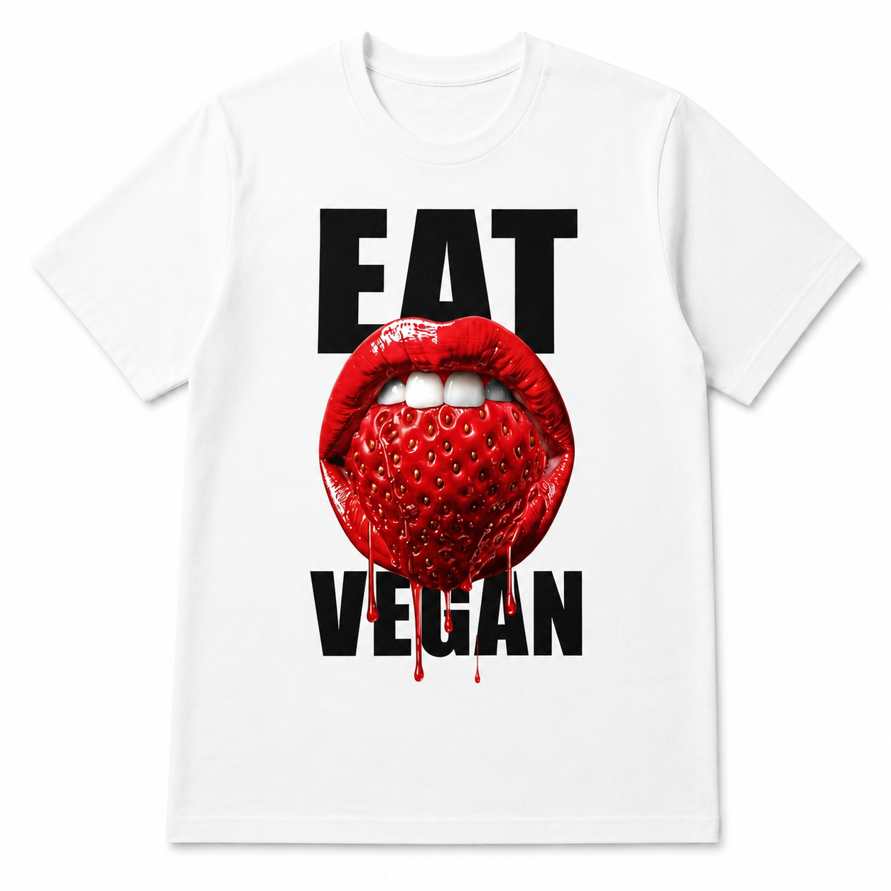 Strawberry Eat-Vegan Shirt Merch