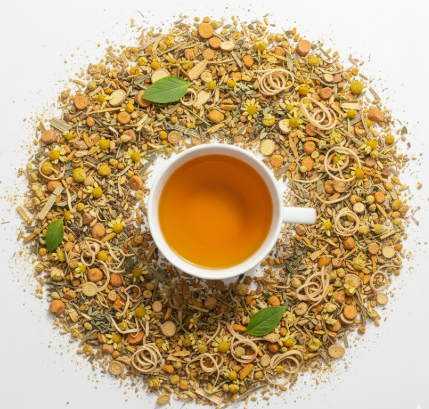 Immune System Cleanse & Inflammation Support Tea – Burdock Root, Ginger, Turmeric & Chamomile