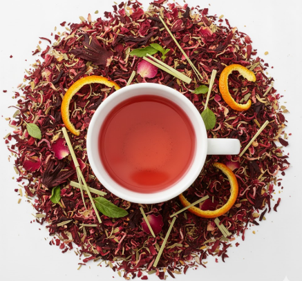 Happy and Uplifting Herbal Tea – Lemon Balm, Rose, and Mood-Lifting herbal Tea