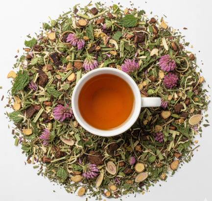 Blood Cleanse Herbal Tea – Burdock Root, Red Clover, Dandelion and Detoxifying Tea